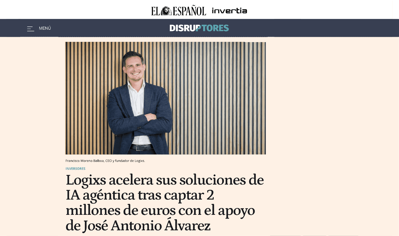 Logixs levanta 2 millones de euros para liderar la IA generativa y agéntica en España y Europa